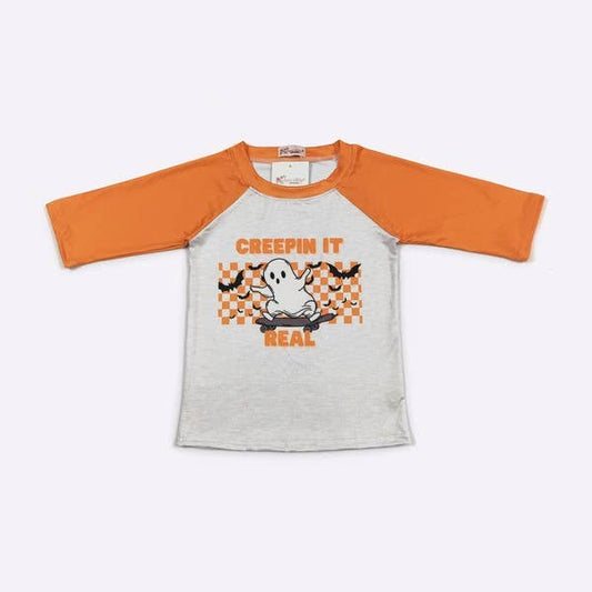Creepin it Real Boy Raglan
