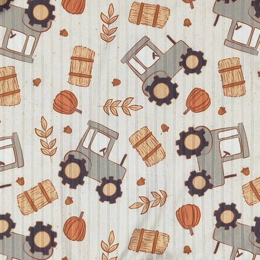 Harvest Tractor Boy Romper