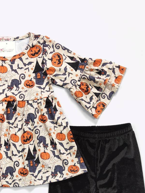 Vintage Halloween Girls Set