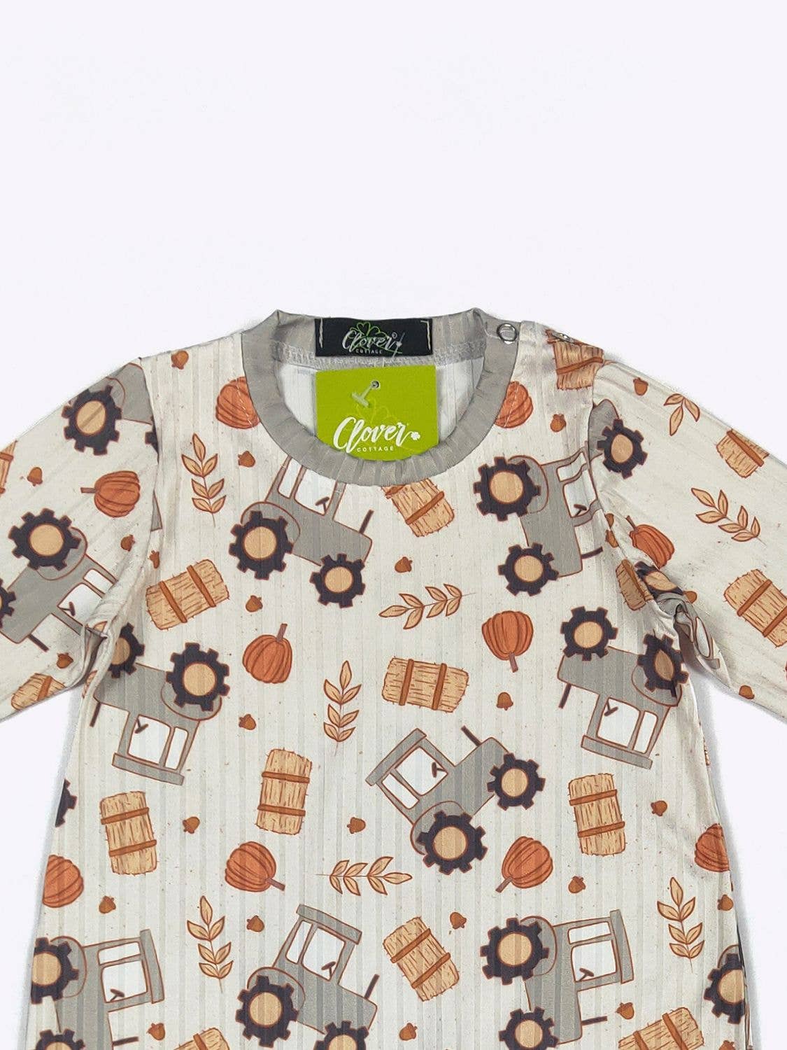 Harvest Tractor Boy Romper