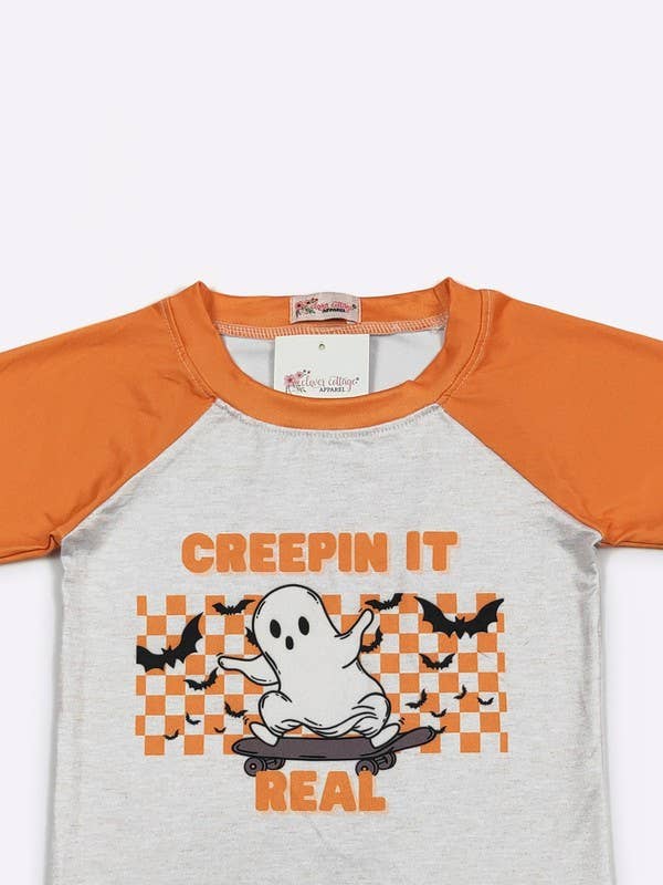 Creepin it Real Boy Raglan
