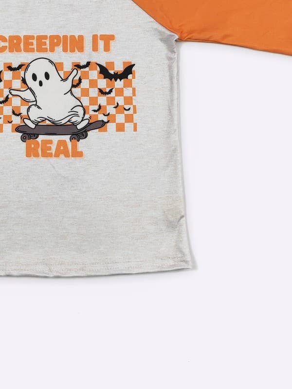 Creepin it Real Boy Raglan