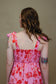 Pink Shoulder Tie Dress