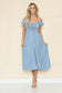 Anjel Ruffled Gingham Dress